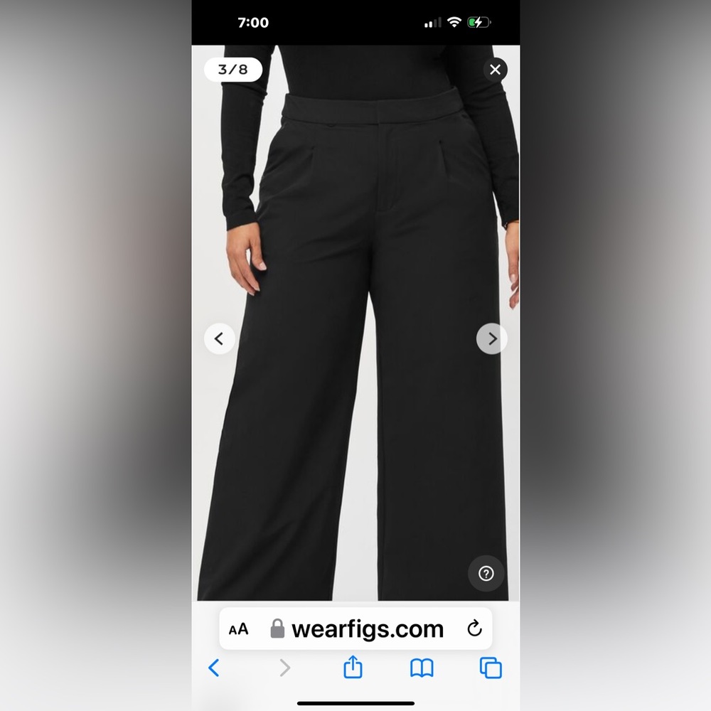 Figs! Wide legged. Pleated. New with tags. Too big for me. Never worn. XL- Long - Picture 1 of 4